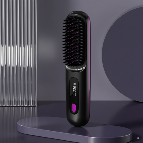 Plancha de pelo eléctrica portátil
