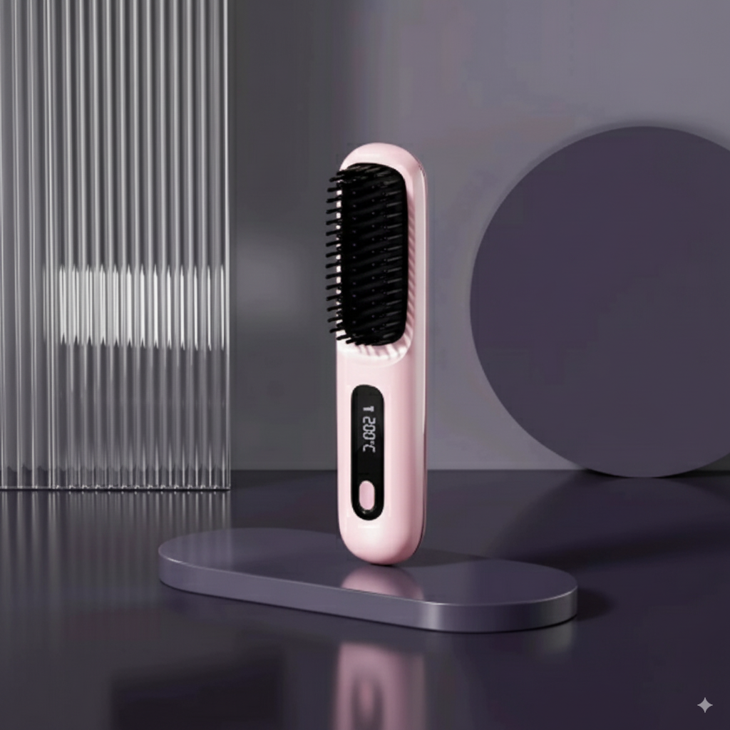Plancha de pelo eléctrica portátil